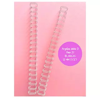 Argollas para Cinch 1/2 Blancas * 2 Pz (20 Loops)