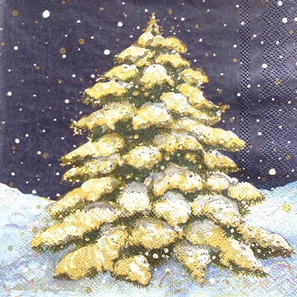 Servilleta Decorativa Arbol Navidad