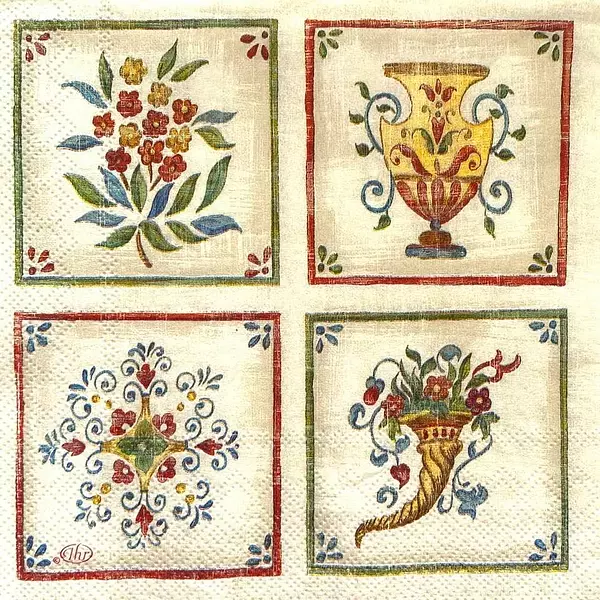 Servilleta Decorativa Cuadros