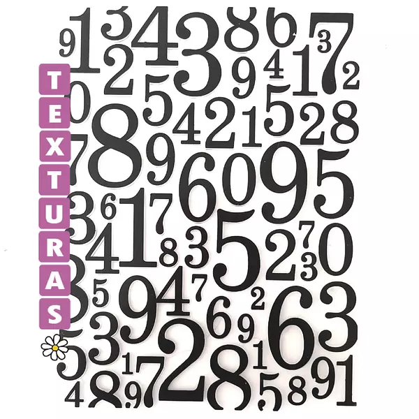 C037 Carpeta Relieve Numeros