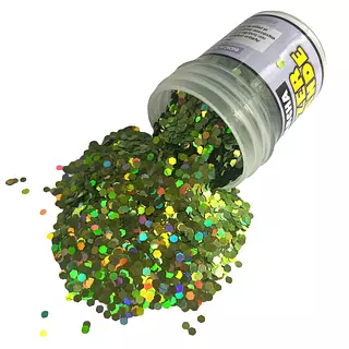 Escarcha Lazer Grande Verde Tropical