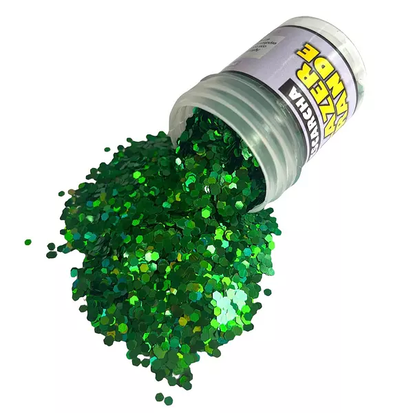 Escarcha Lazer Grande Verde