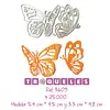 3609 Troquel Mariposas Frente Y Lado