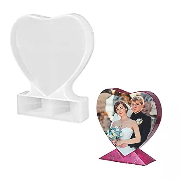 Molde Corazon Con Base