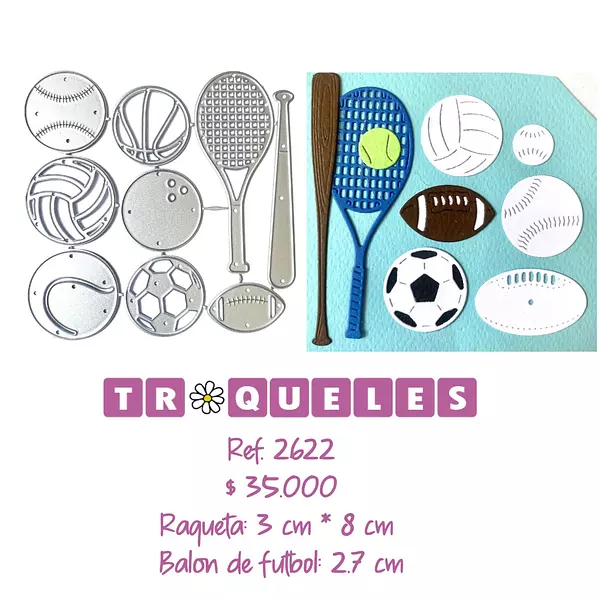 T2622 Troquel Deportes