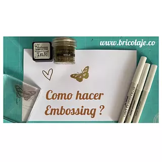 Como hacer embossing ?