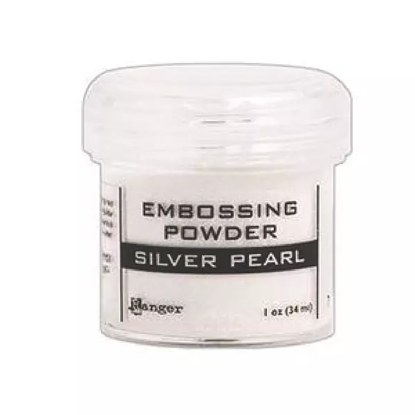 Polvos Embossing Silver Pearl