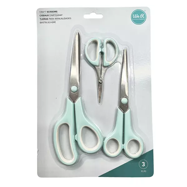 Tijeras Para Manualidades Verde Menta