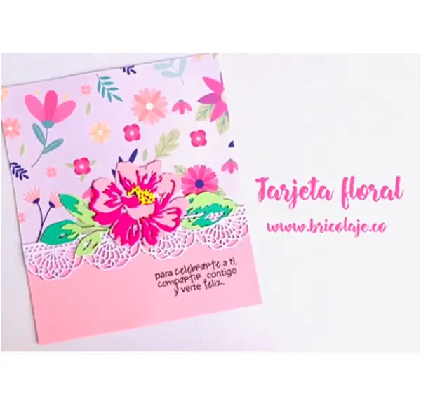 Tarjeta Floral