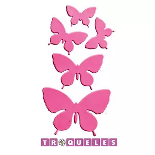 3657 Troquel Mariposas *5 Pz