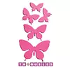 3657 Troquel Mariposas *5 Pz