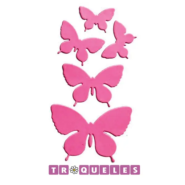 3657 Troquel Mariposas *5 Pz