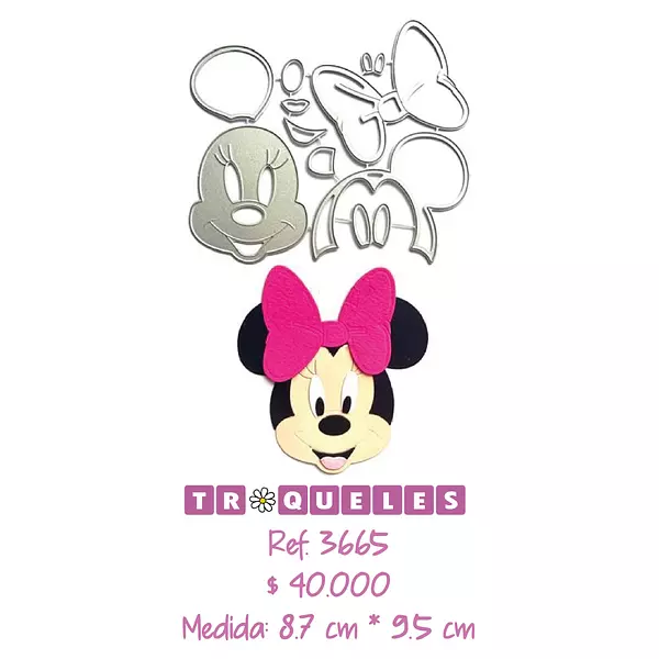 T3665 Troquel Mickey