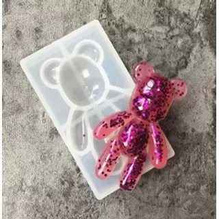 Molde Silicona Oso Llavero