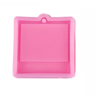 Molde Silicona Cuadro Foto Llavero Mediano