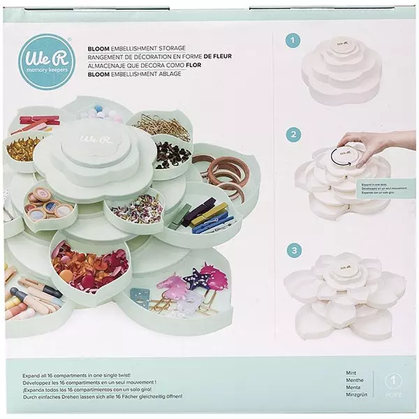 Organizador Bloom Grande Verde Menta