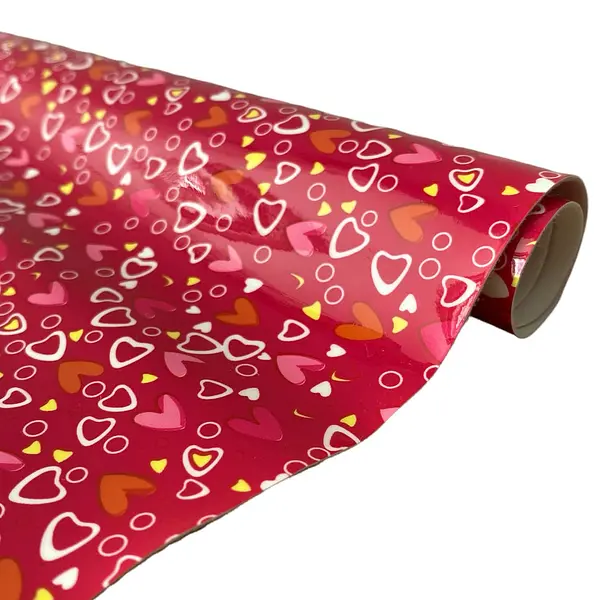 Charol Estampado Cupido Fucsia