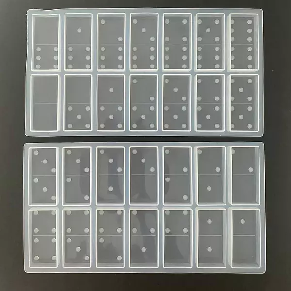 Molde Silicona Fichas Domino