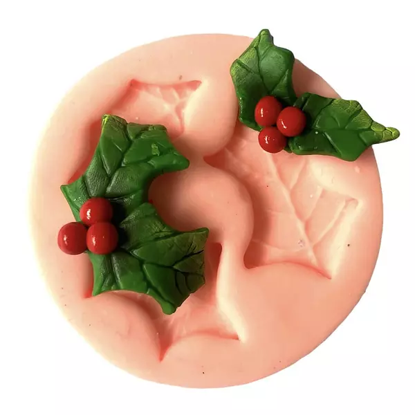 Moldes Hojas De Navidad