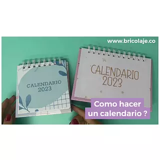 Como hacer calendarios? 
