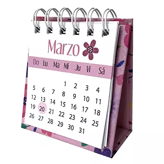 Diseño Calendario 2026 De 6 Argollas