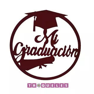 3682 Troquel Circulo Mi Graduación