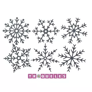 3739 Toquel Copos Nieve * 6 Pz