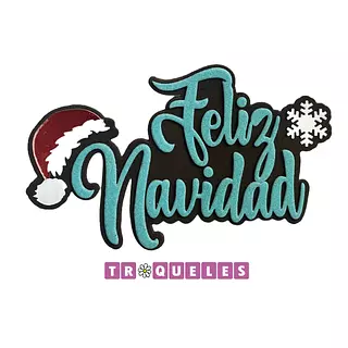 T3686 Troquel Feliz Navidad