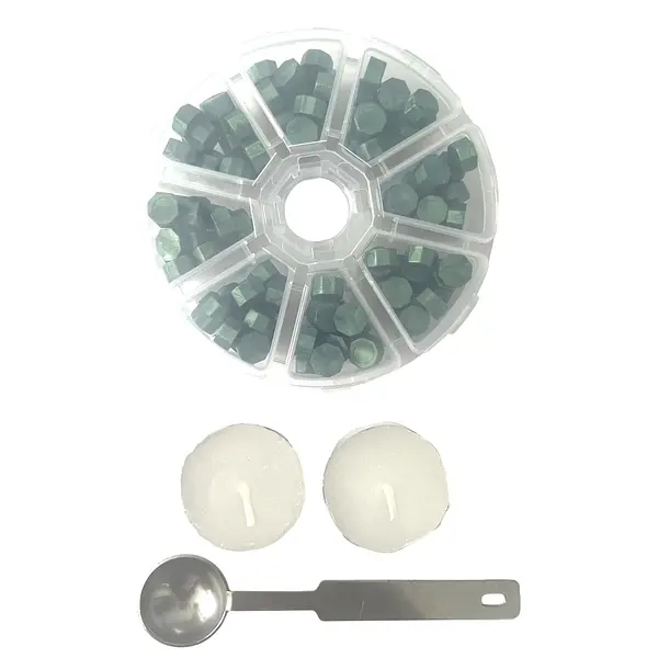 Kit Sellado Lacre Verde * 150 Pz