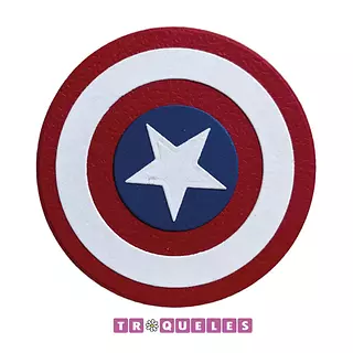 3711 Troquel Escudo Capitan America