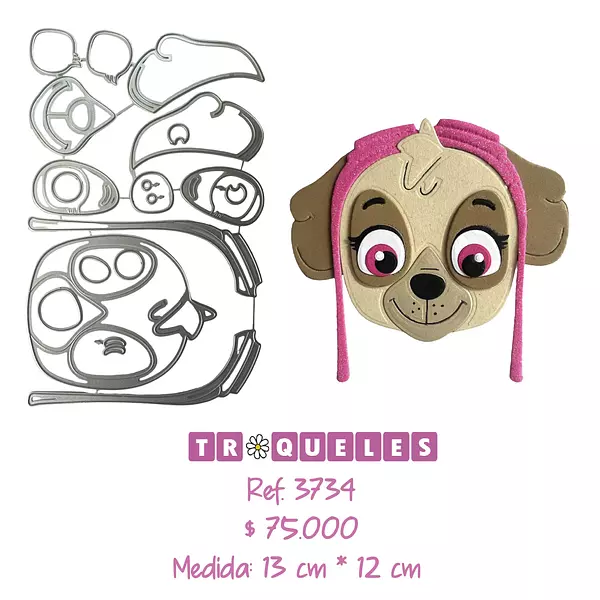 3734 Troquel Patrulla Canina