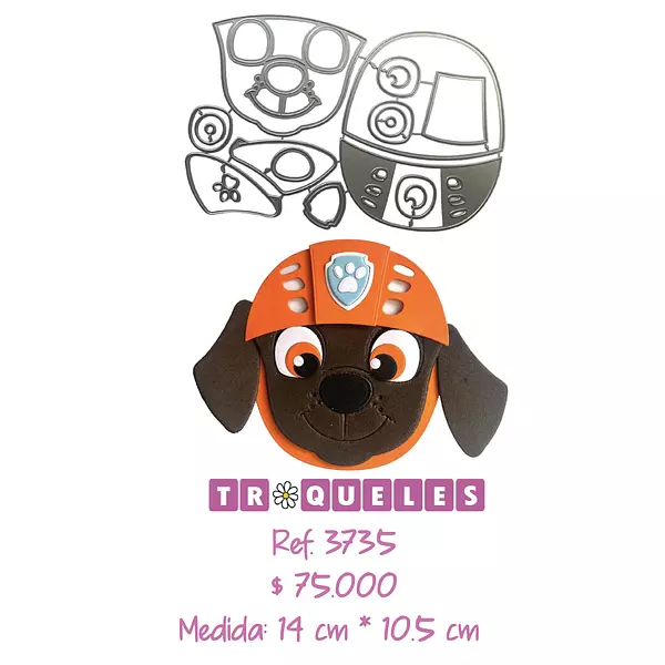 3735 Troquel Patrulla Canina