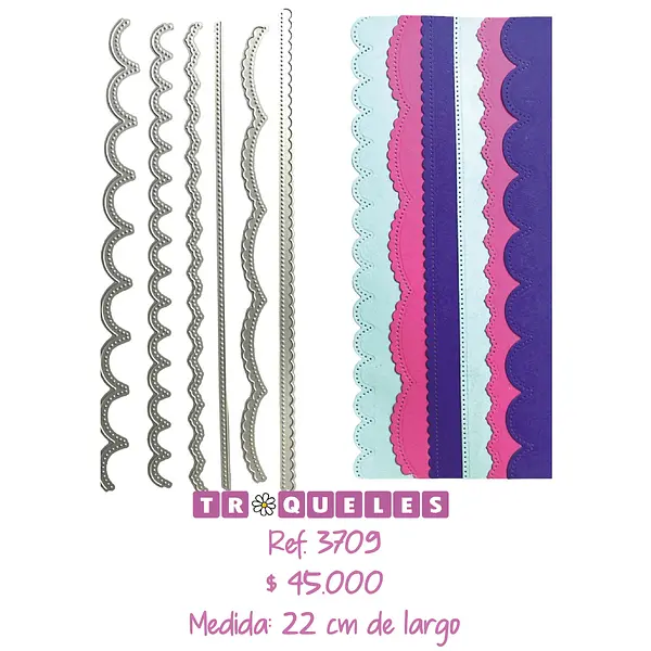 3709 Troquel Bordes