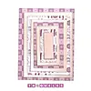3702 Troquel Rectangulos Con Pespunte