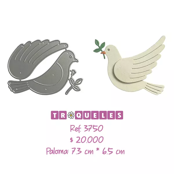 3750 Troquel Paloma