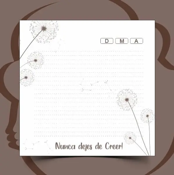 100 Hojas Diente Leon para Agendas 16 Cm * 16 Cm