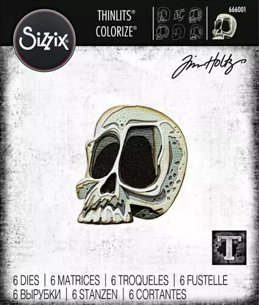 666001 Troquel Thinlits Calavera