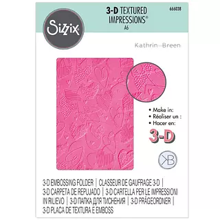 666038 Carpeta Relieve 3d Marcas De Corazones
