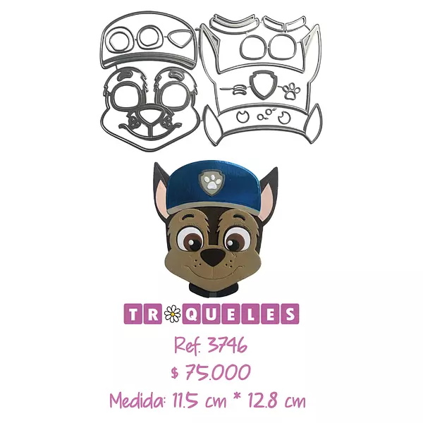 3746 Troquel Patrulla Canina