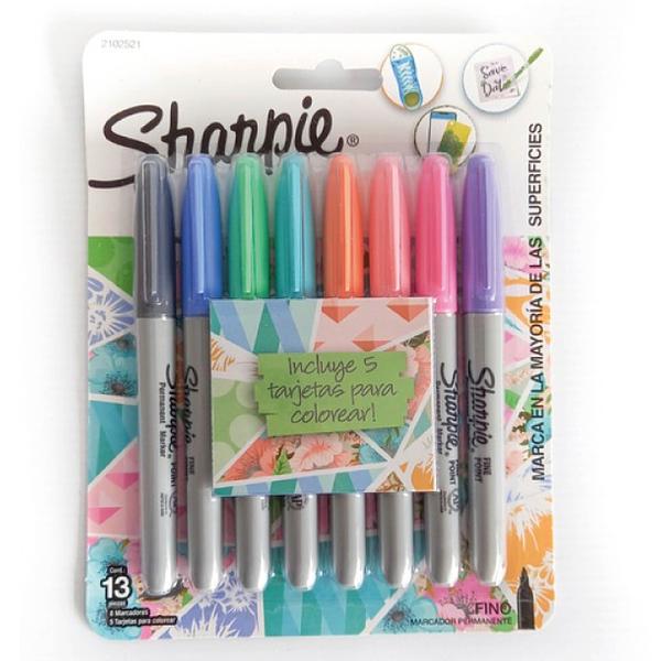 MARCADOR SHARPIE COLORES PASTEL – Pídelo del centro