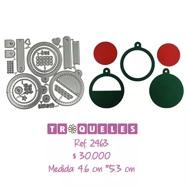 2463 Troquel Etiquetas Shaker