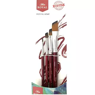 Pincel Angular Arte Royal * 4 Pz Ar2605