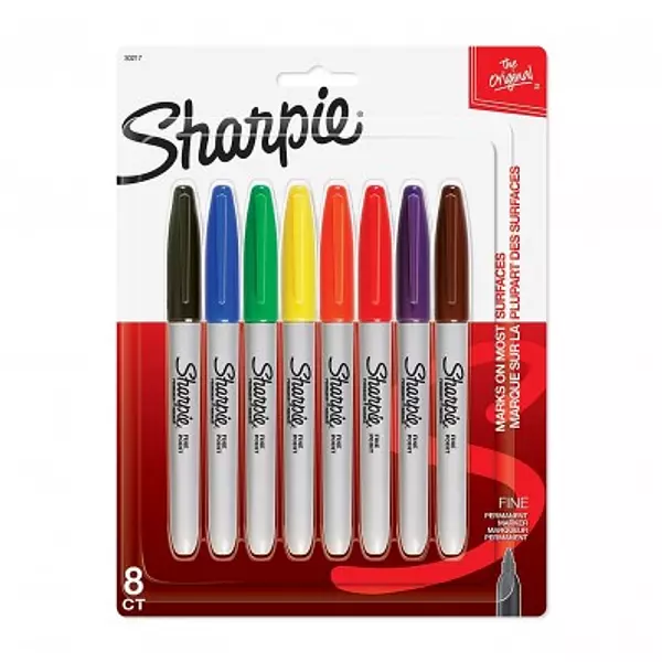 Sharpie Punta Fina 8 Unidades