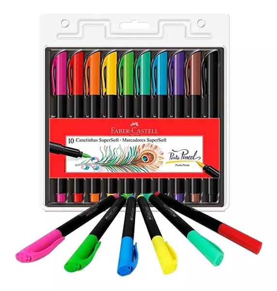 Marcadores Punta Pincel Faber Castell