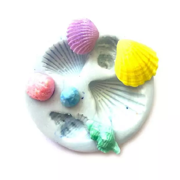 Molde Silicona Conchas