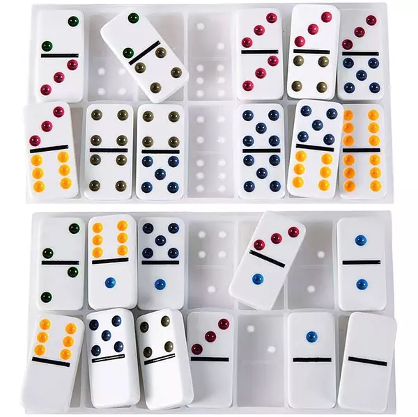 Molde Silicona Fichas Domino