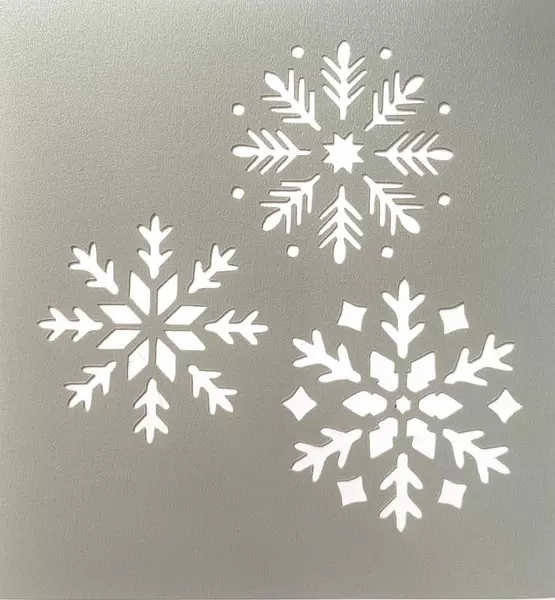 Stencil Copos de Nieve