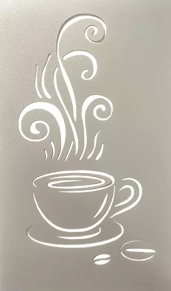 Stencil Tacita de Cafe
