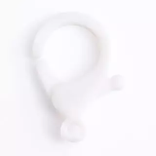 12 Broches Plásticos Pequeños Blanco