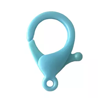 12 Broches Plasticos Pequeño Azul